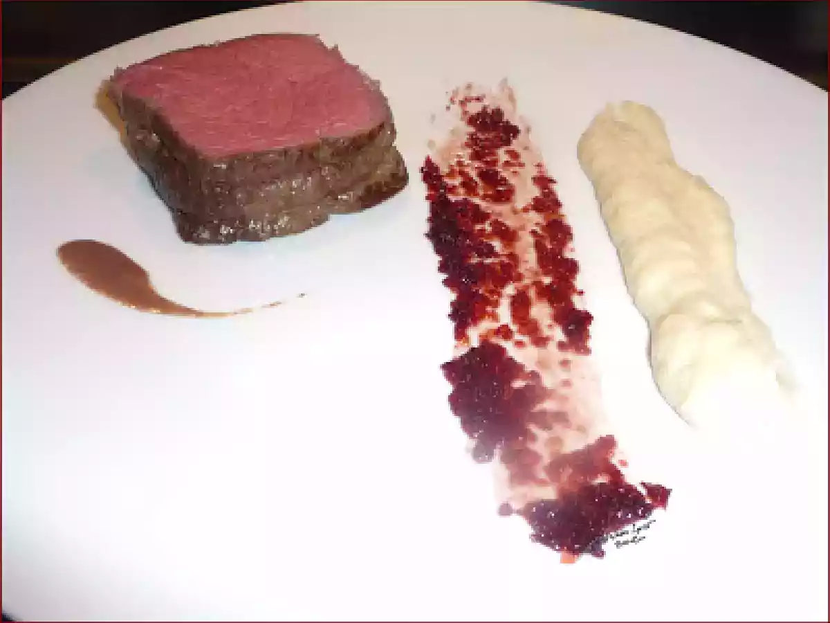 Rosbeef & sa Purée de Légumes Racines à la Réglisse