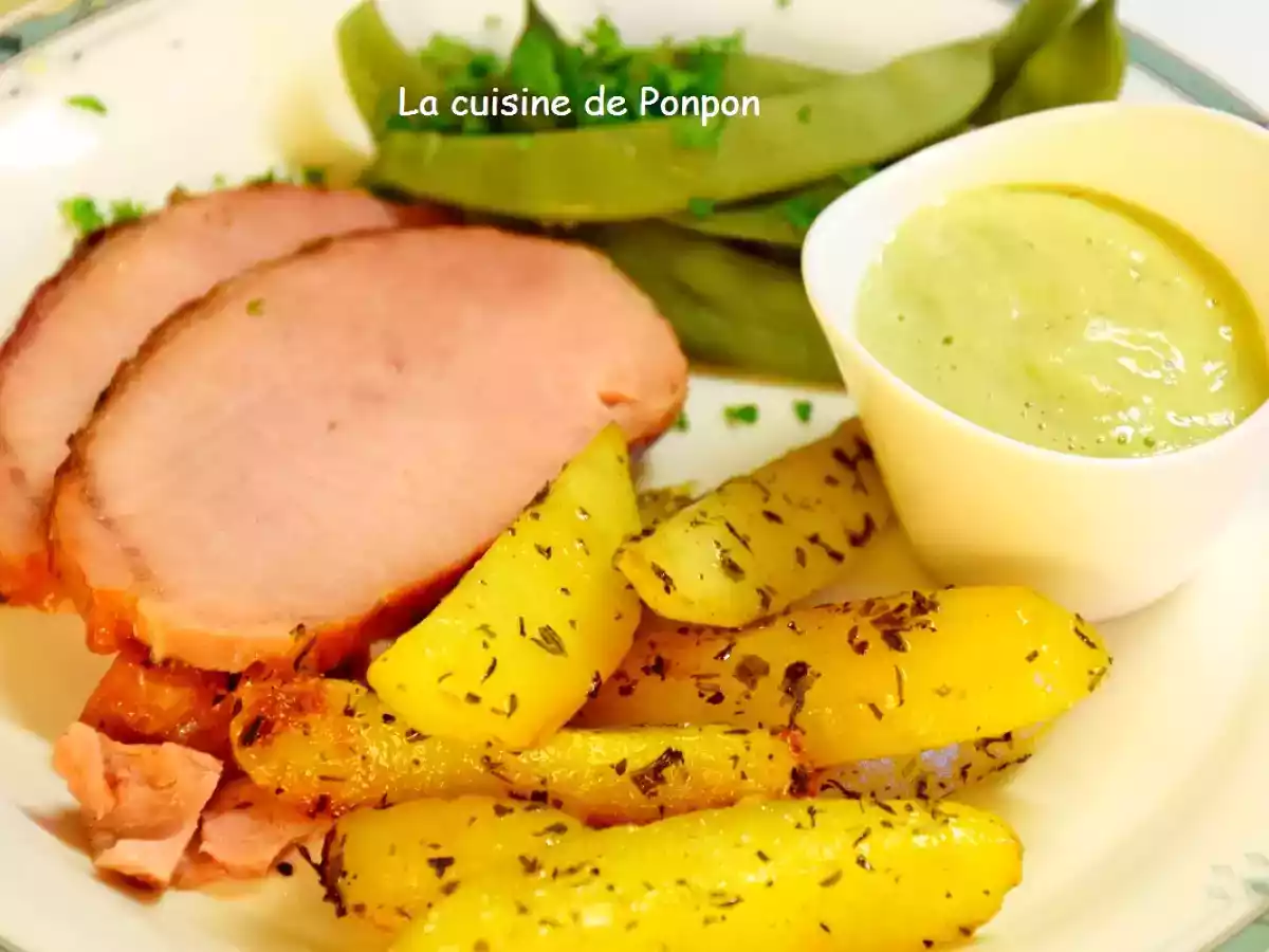 Rôti ardennais cuit au four avec ses pommes de terre