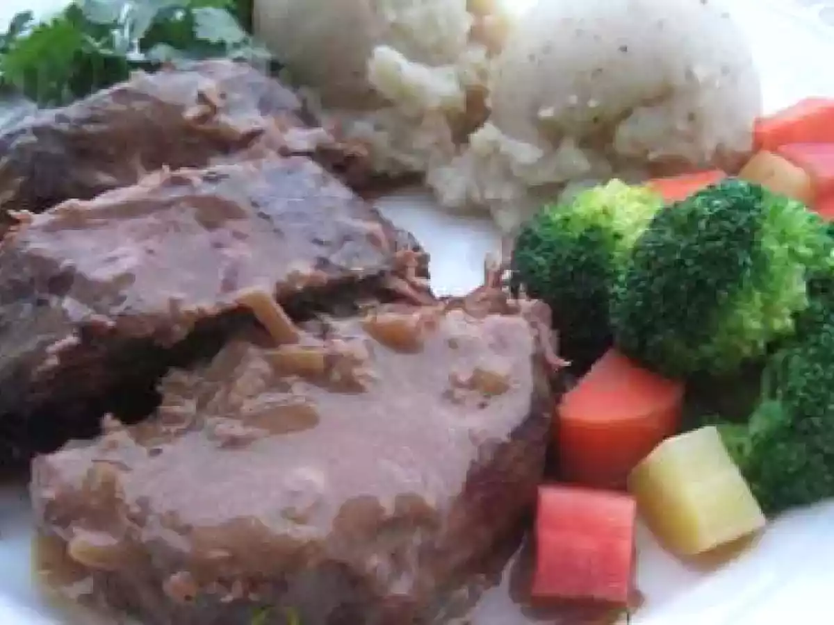 Rôti de boeuf aux champignons - photo 3