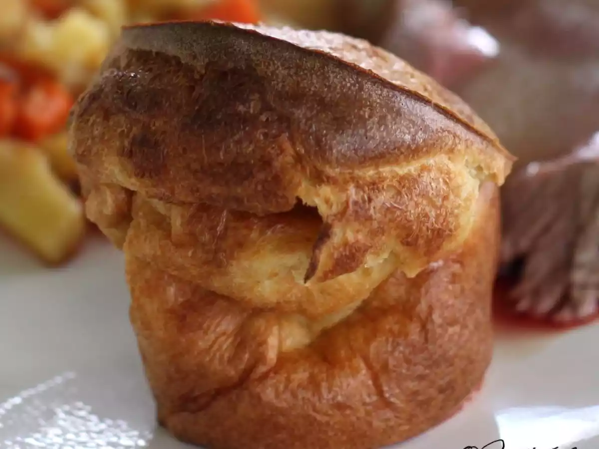 Rôti de boeuf avec sa gravy sauce et ses Yorkshire puddings - photo 2