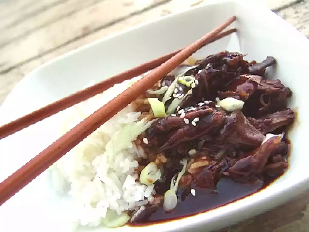 Rôti de boeuf braisé au gingembre (Mijoteuse)