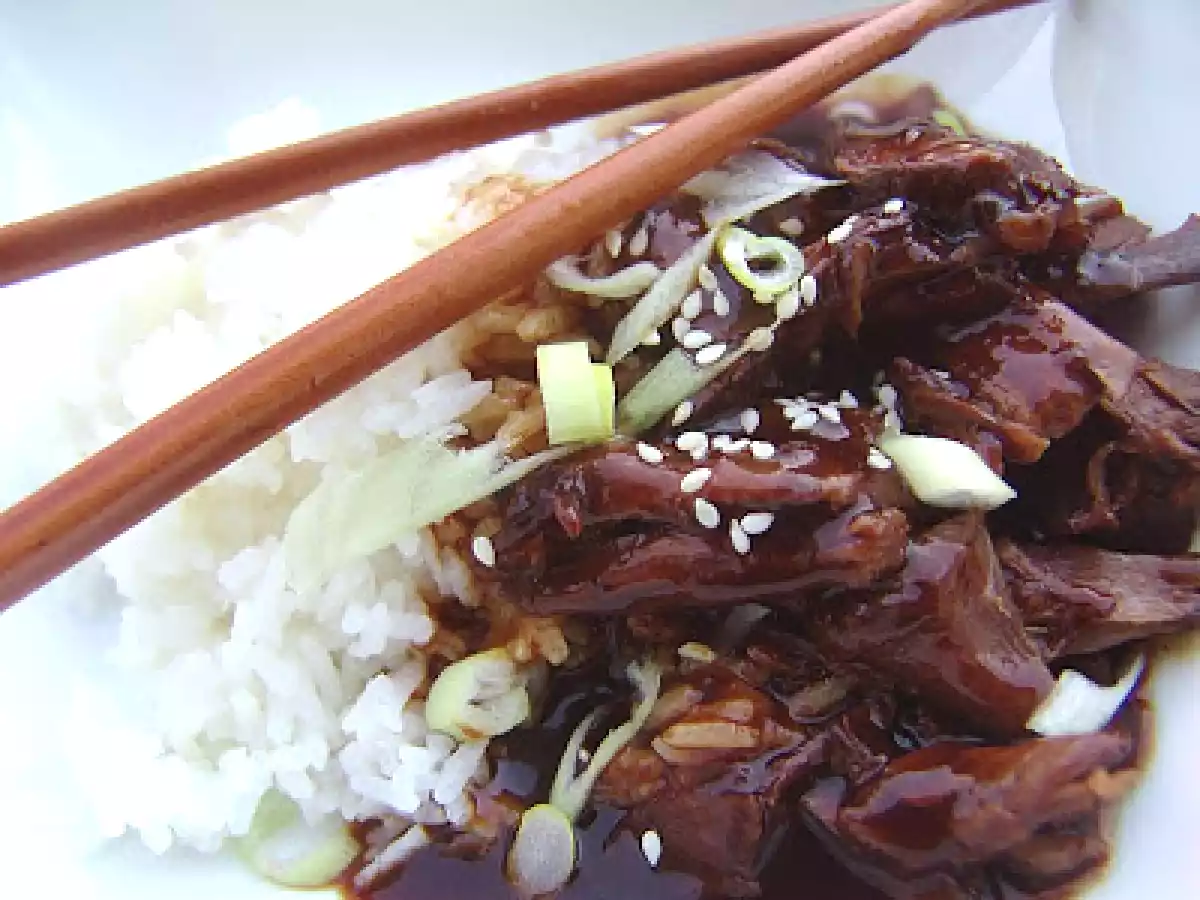 Rôti de boeuf braisé au gingembre (Mijoteuse) - photo 2