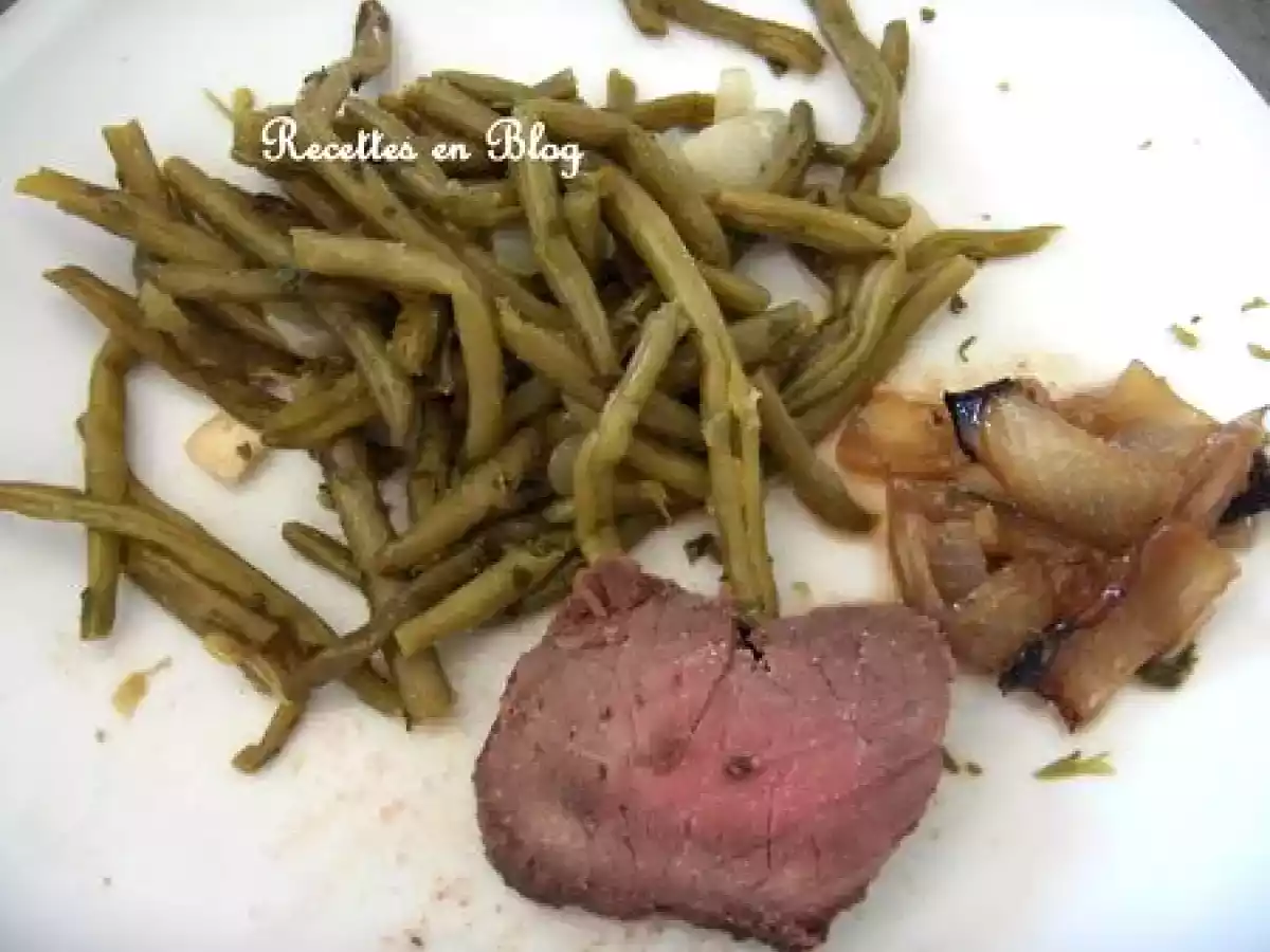 ROTI DE BOEUF ET SES HARICOTS VERTS - photo 2