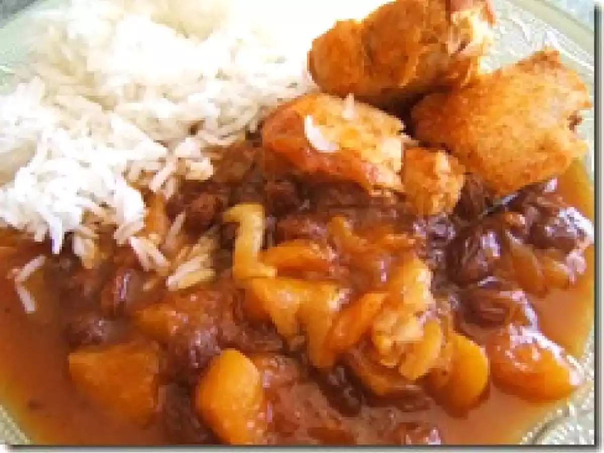 Rôti de dindonneau épicé aux raisins - photo 2