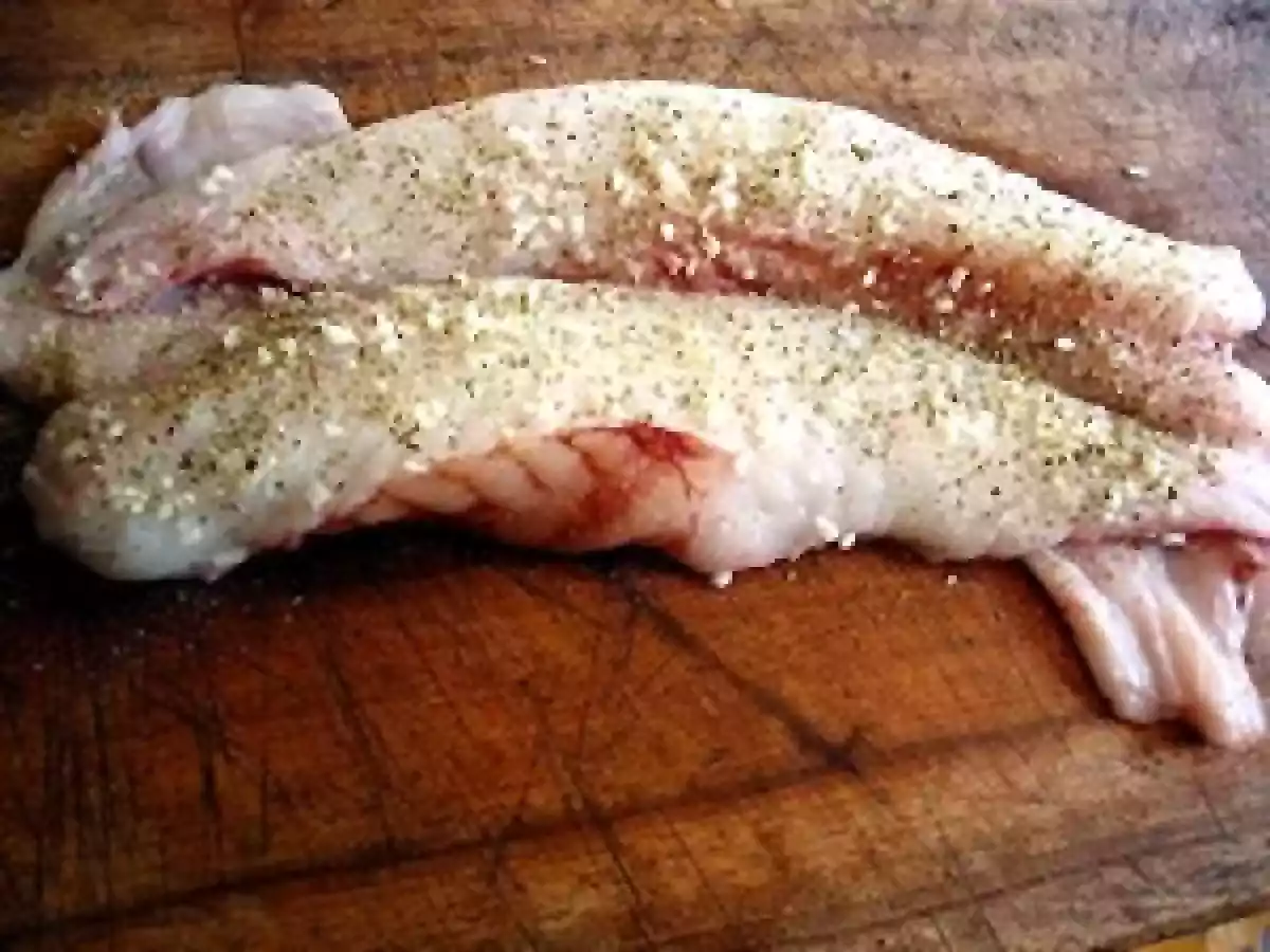 Roti de lotte au lard fumé et farz noir croustillant - photo 2