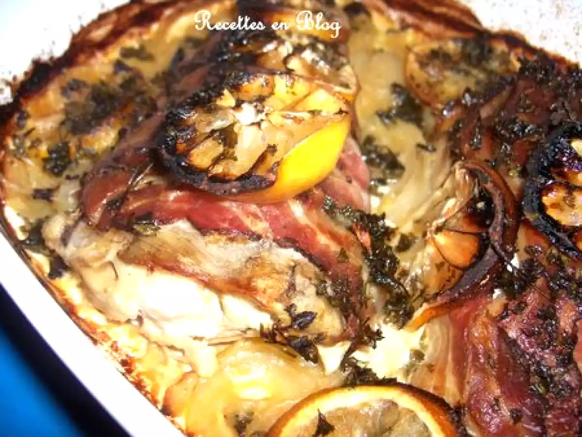 ROTI DE LOTTE SAUCE SAFRANEE A LA CREME ET AU CITRON - photo 2