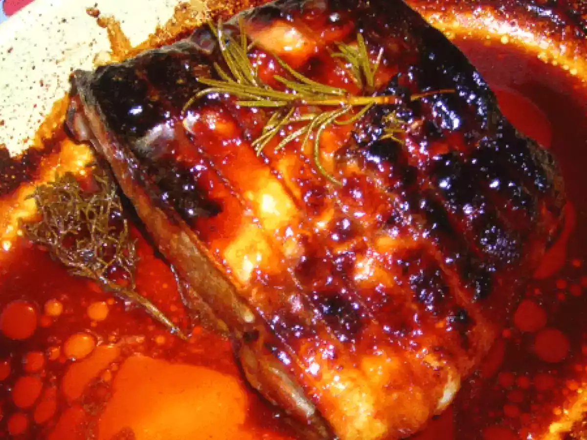 Rôti de porc au miel très rapide à préparer