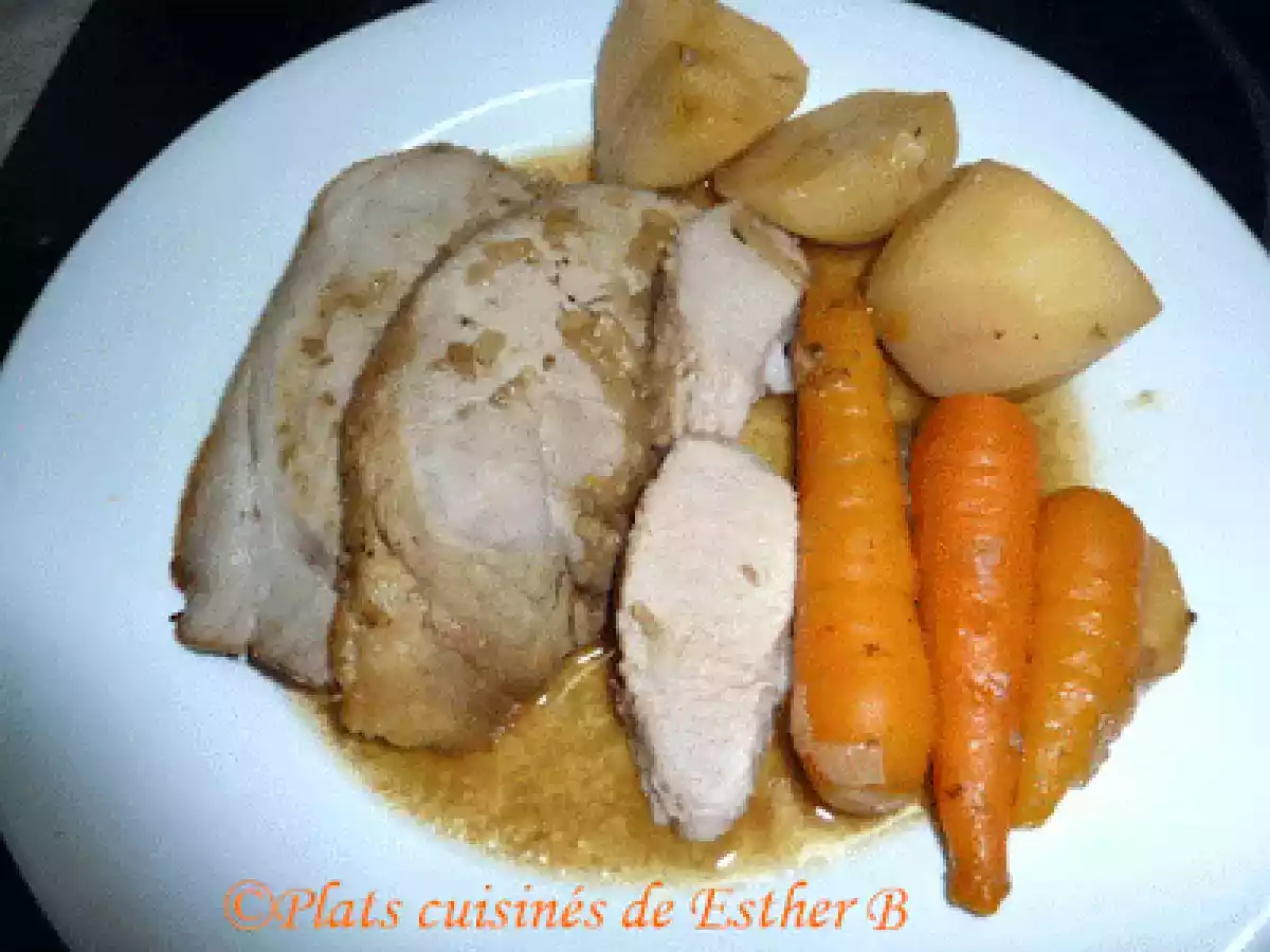 Rôti de porc aux patates jaunes - photo 2