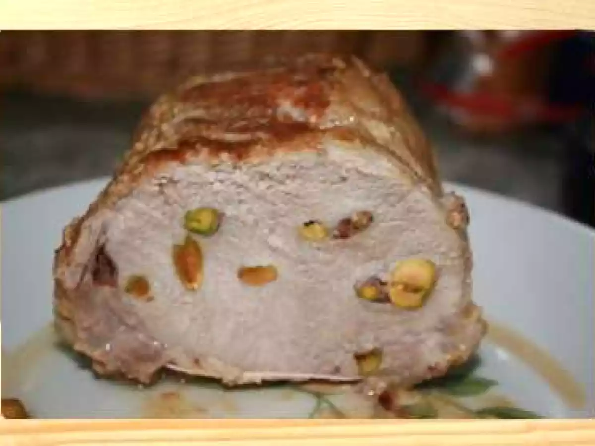 Roti de Porc aux Pistaches avec sa sauce moutarde - photo 2