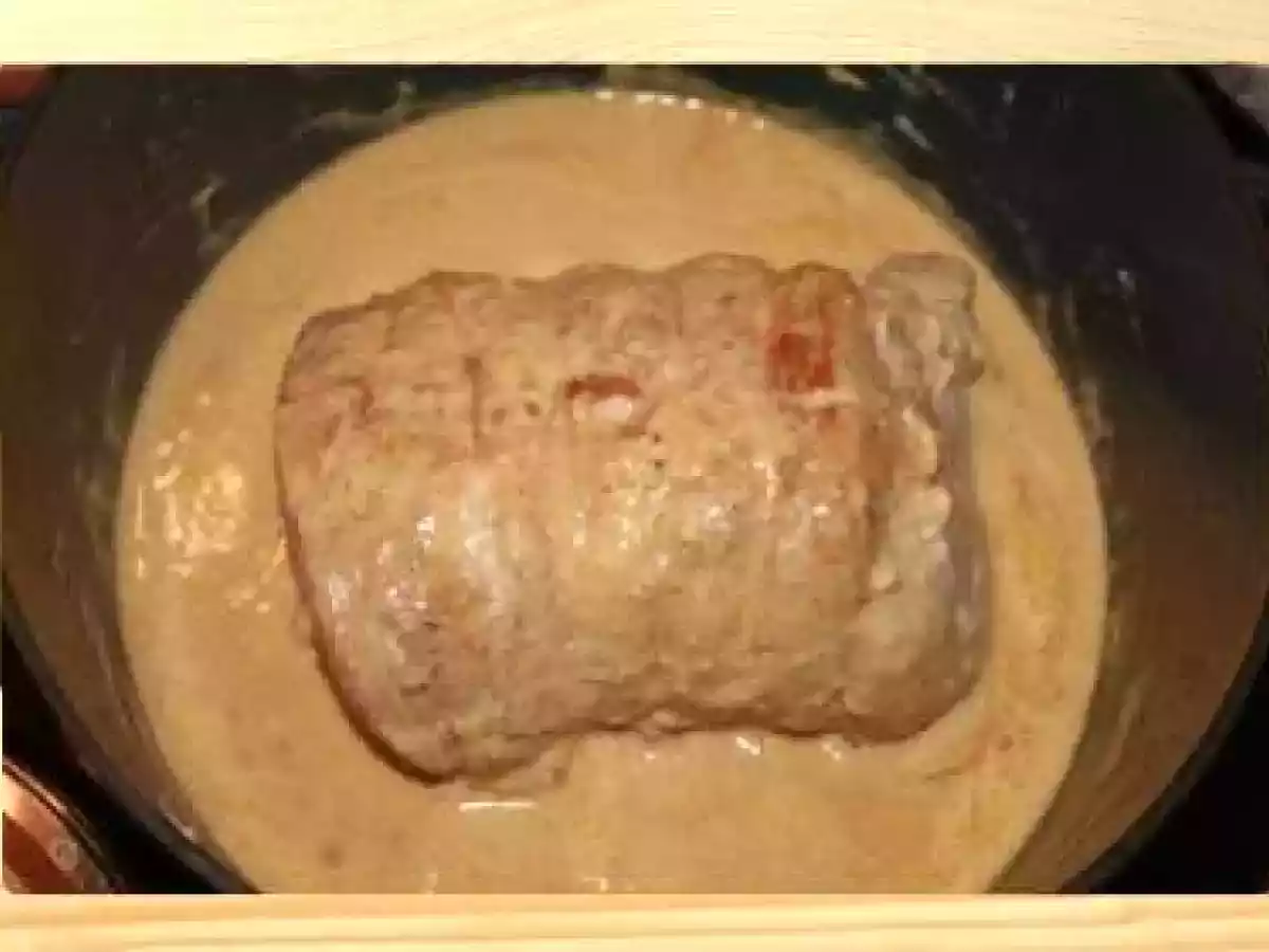 Roti de Porc aux Pistaches avec sa sauce moutarde - photo 3