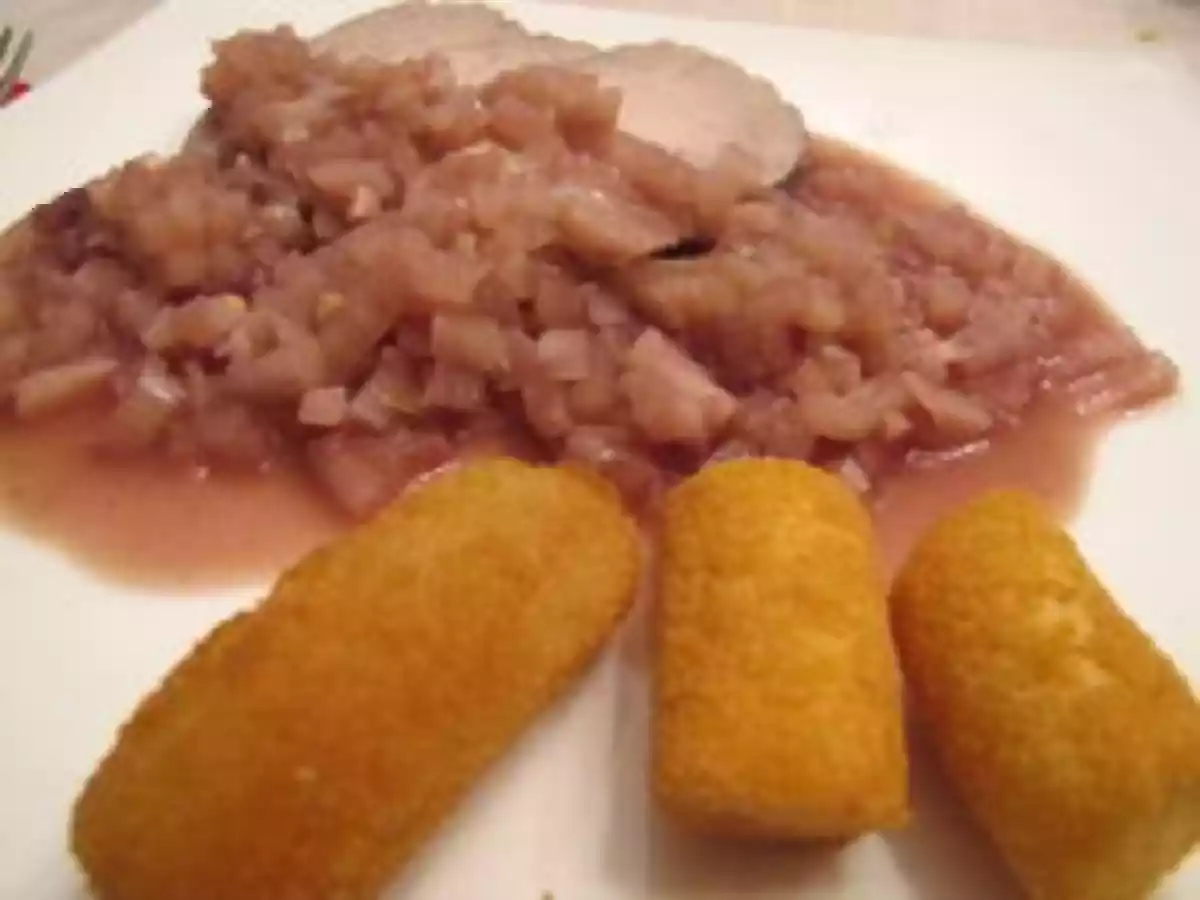 Rôti de porc, sauce au fenouil et à l'orange - photo 2