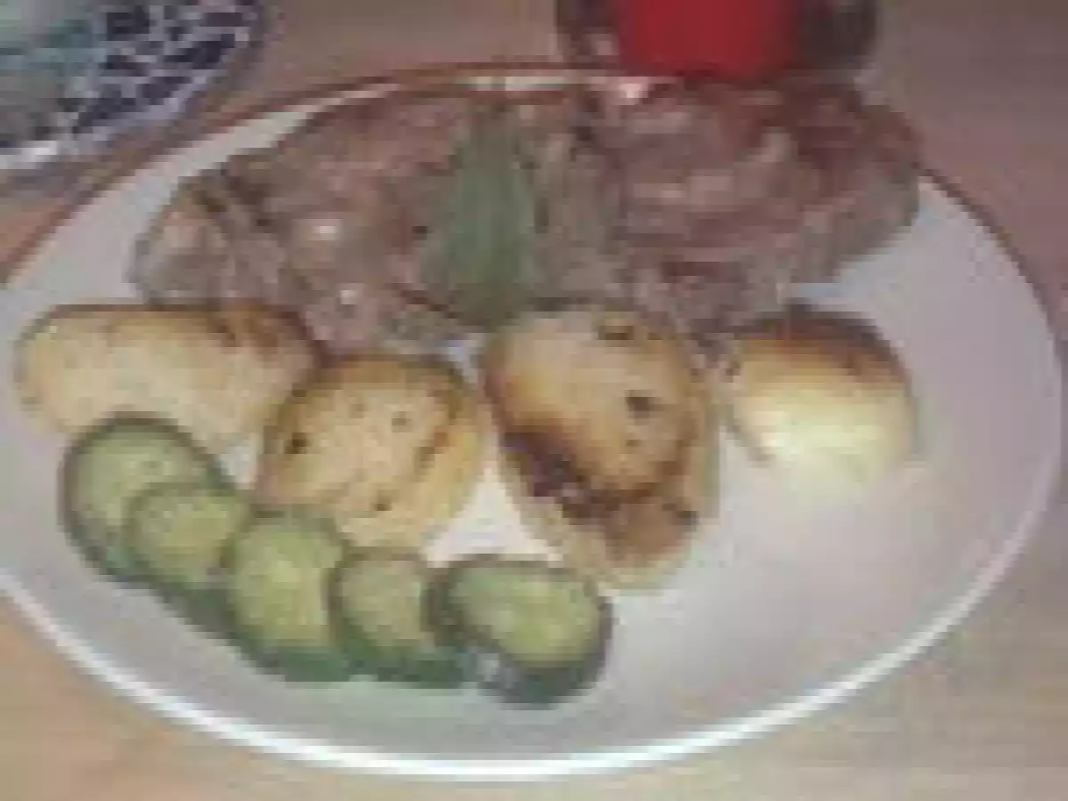 Roti de porc tranché au champagne et miel d'acacia