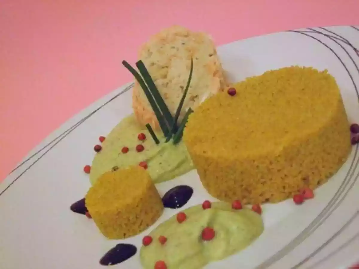 Rôti de saumon et sauce aux courgettes