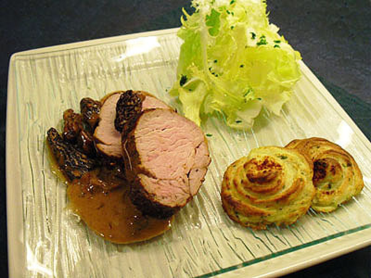 Recette de rôti de veau aux morilles savoureuses