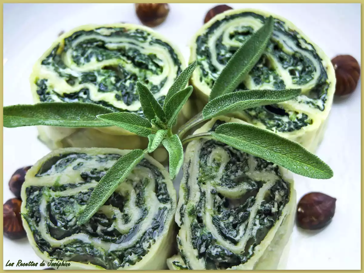 Rotolo di Pasta aux Épinards et Ricotta