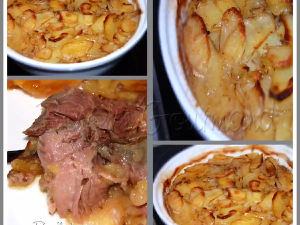 Rouelle de porc aux pommes de terre confites - photo 2