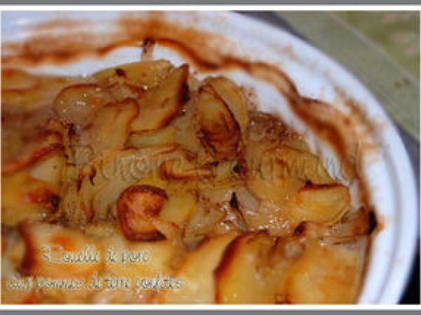 Recette de rouelle de porc et pommes de terre confites