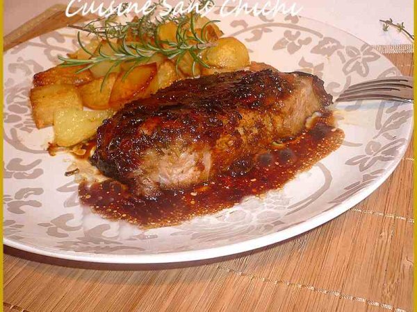 Rouelle De Porc Laquee Au Miel Thym Et Romarin Recette Ptitchef