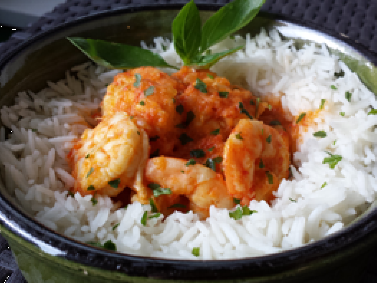 Recette de rougail aux crevettes épicées