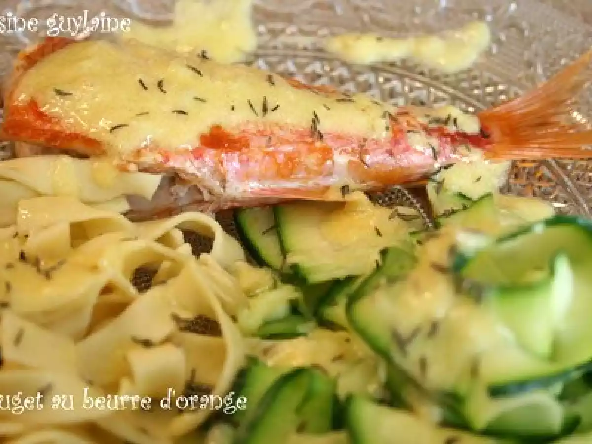 Rouget au beurre d'orange (Noël) - photo 2