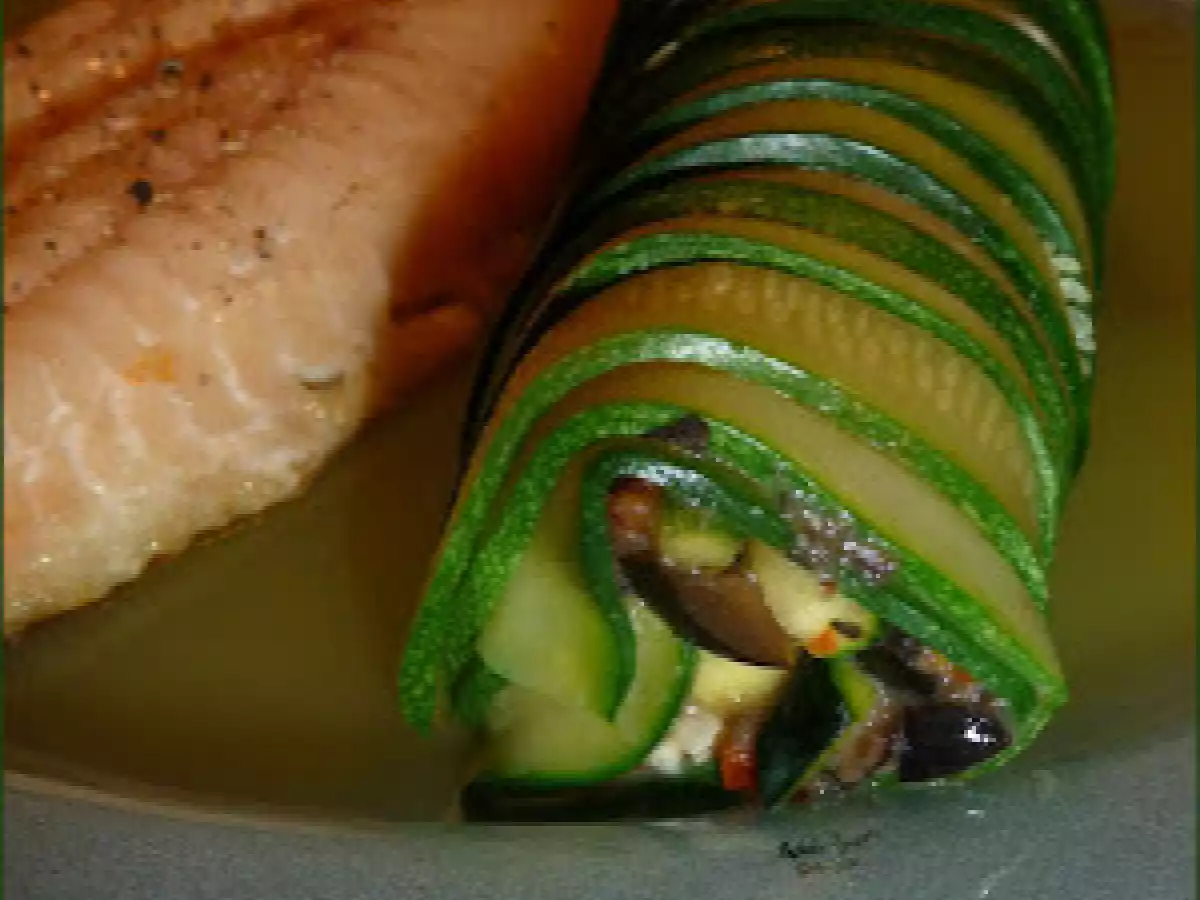 Rouget, Mélisse et Cannelloni de Courgette - photo 2
