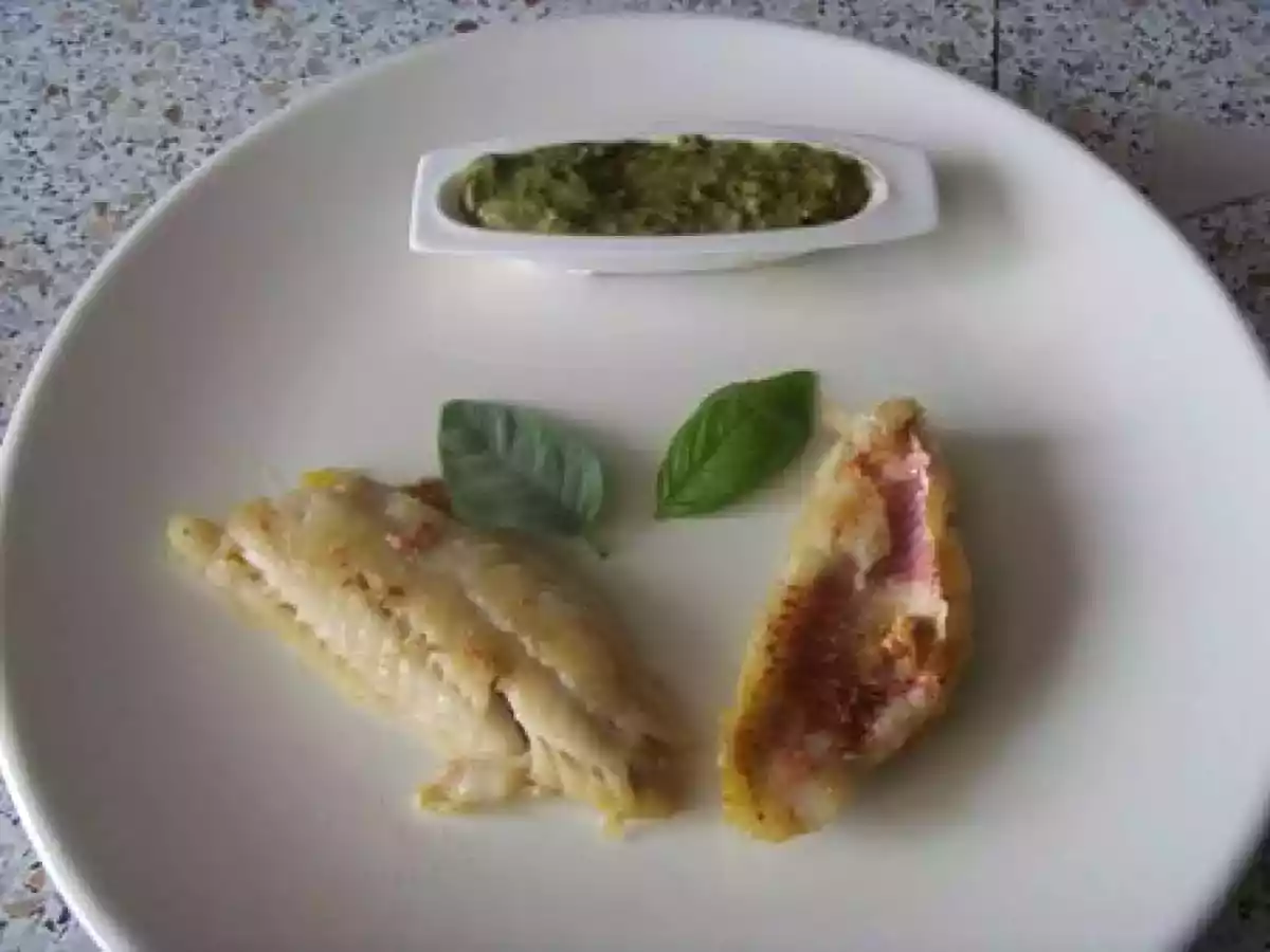 Rouget sauce à l'oseille