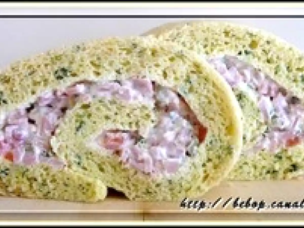 Roulade à la ricotta et au jambon