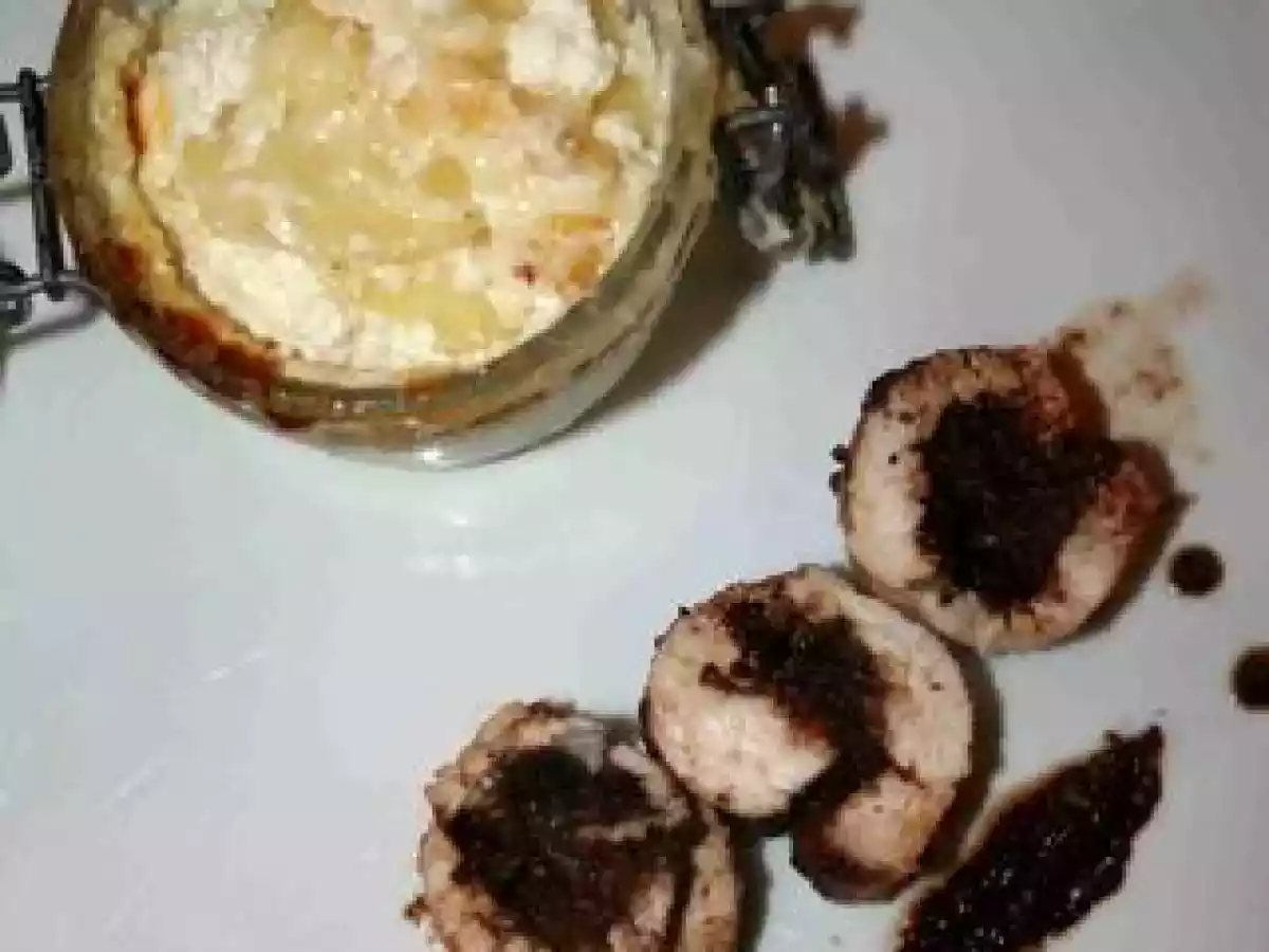 ROULADE DE POULET A LA TAPENADE ET GRATIN DAUPHINOIS AU CHEVRE