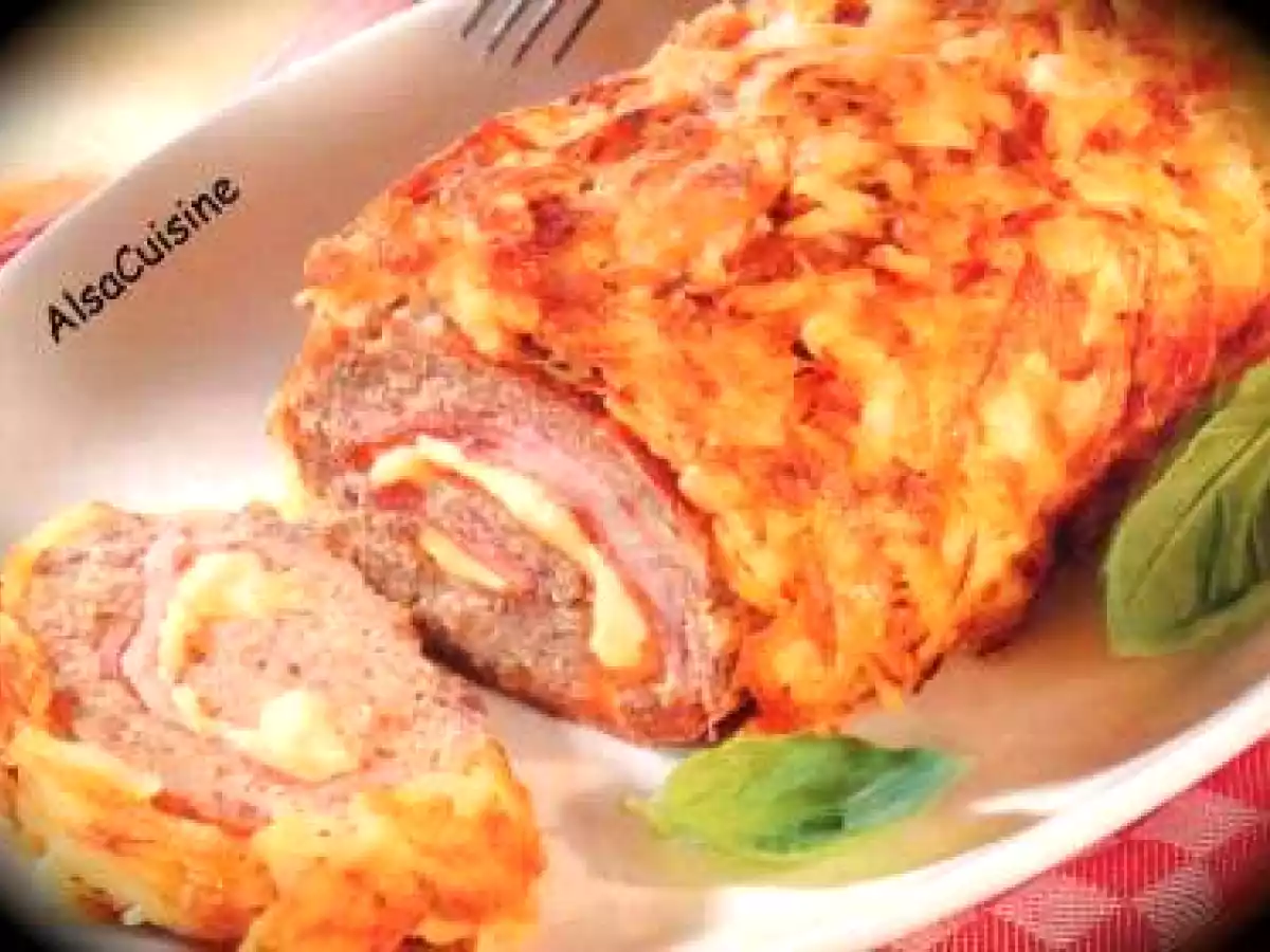 Roulade mixte boeuf-jambon-fromage