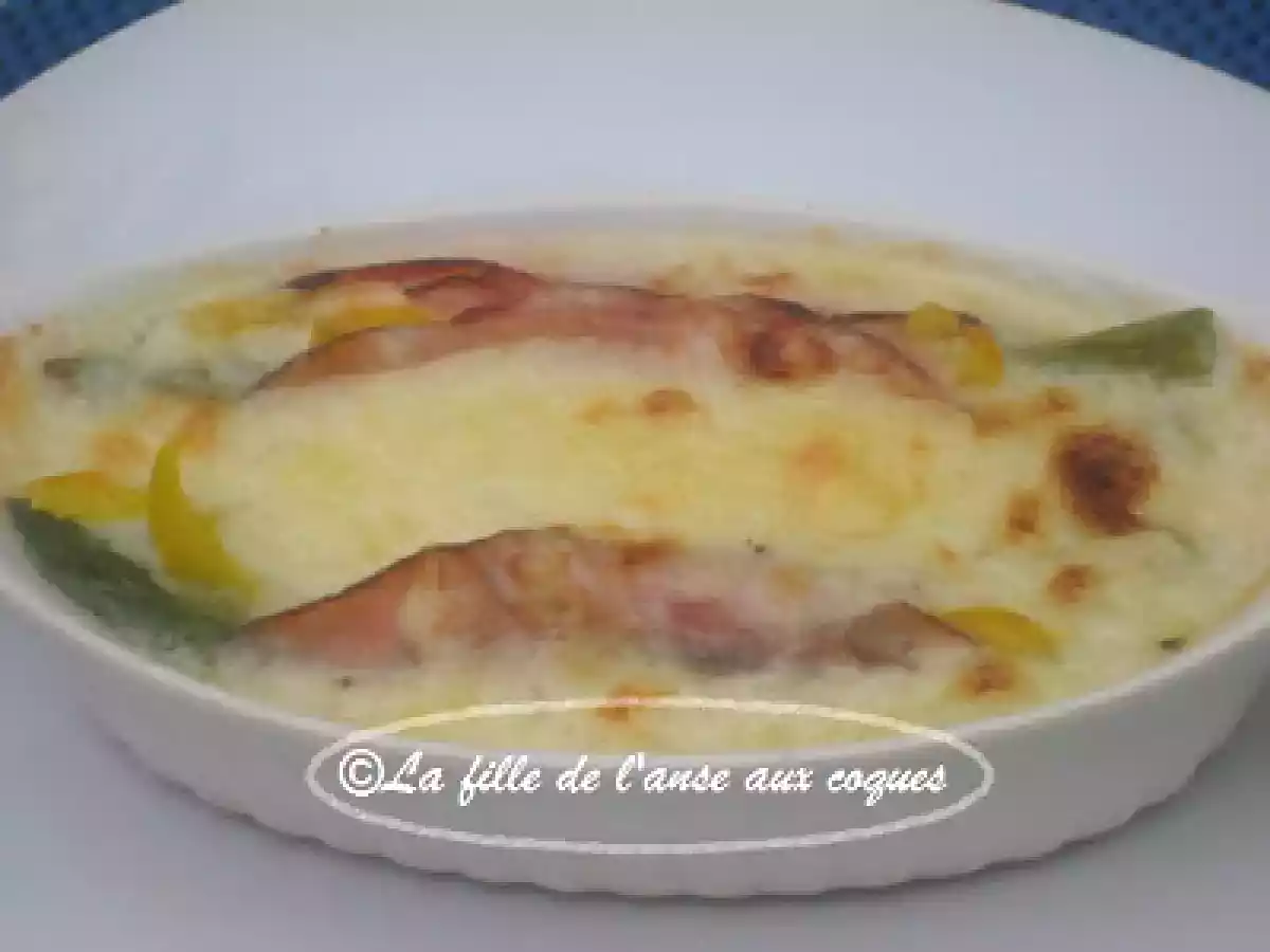 ROULADES DE JAMBON AUX ASPERGES