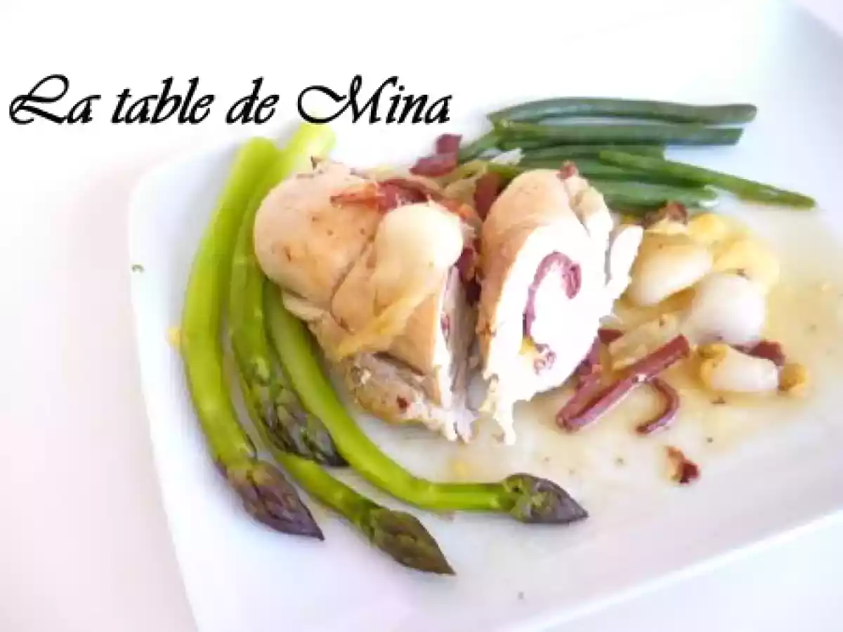 Roulades de poulet au cidre et au cheddar