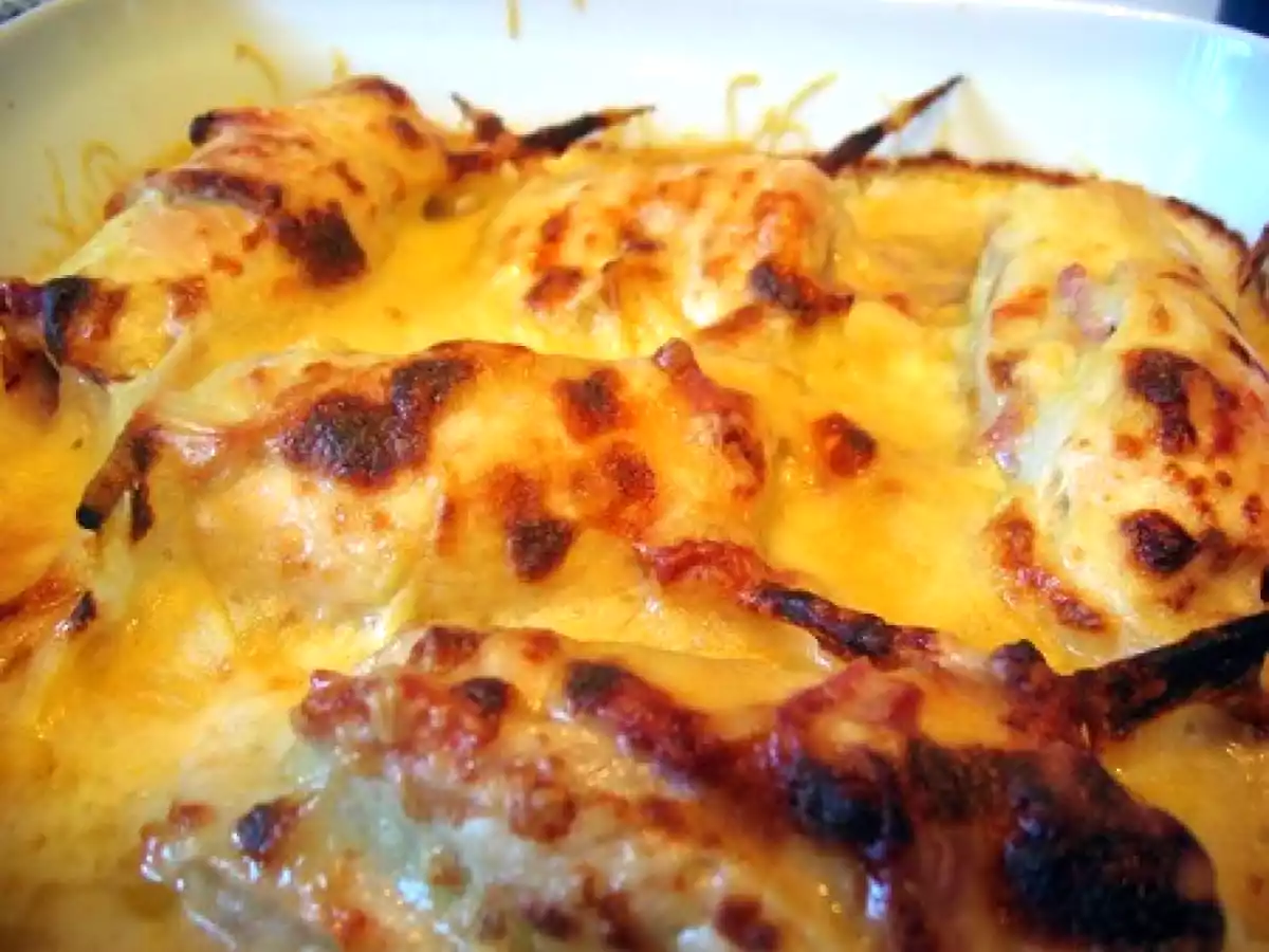 Roulades de poulet gratinées au bacon et au comté - photo 2