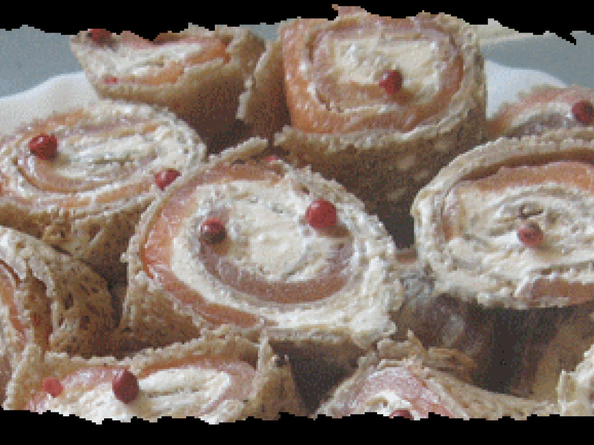 Recette de roulades de saumon fumé et fromage frais
