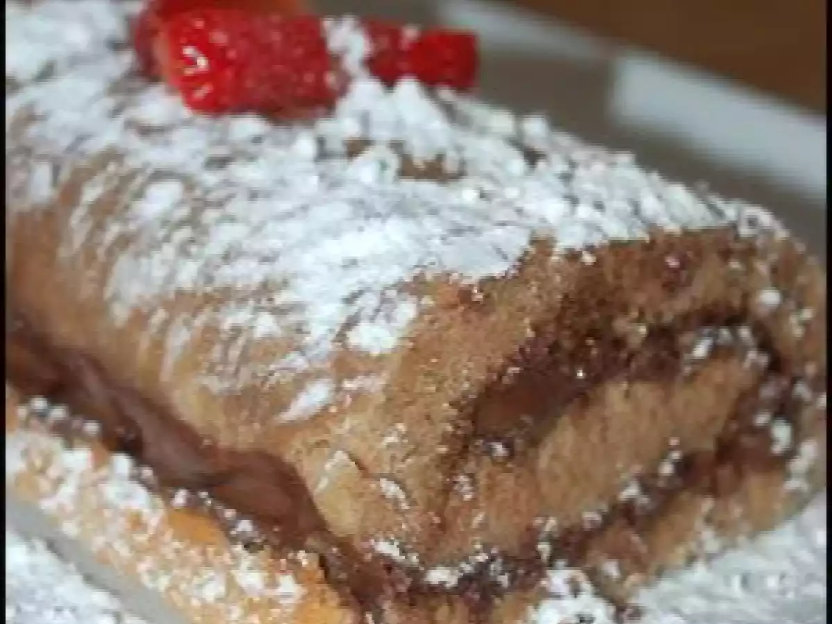 Roulé au Chocolat de Cyril Lignac fourré au Nutella - photo 2