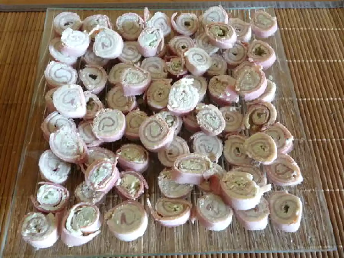 Roulé au jambon/roquefort