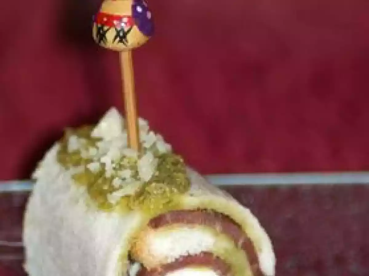 Roulé au magret de canard fumé