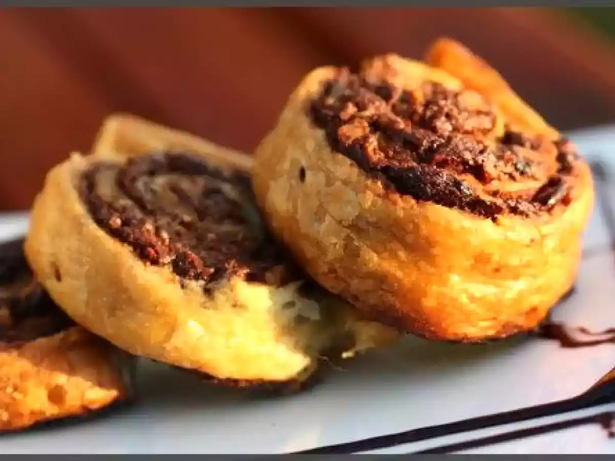 Roulé au Nutella et ses éclats de Cacahuètes - photo 2