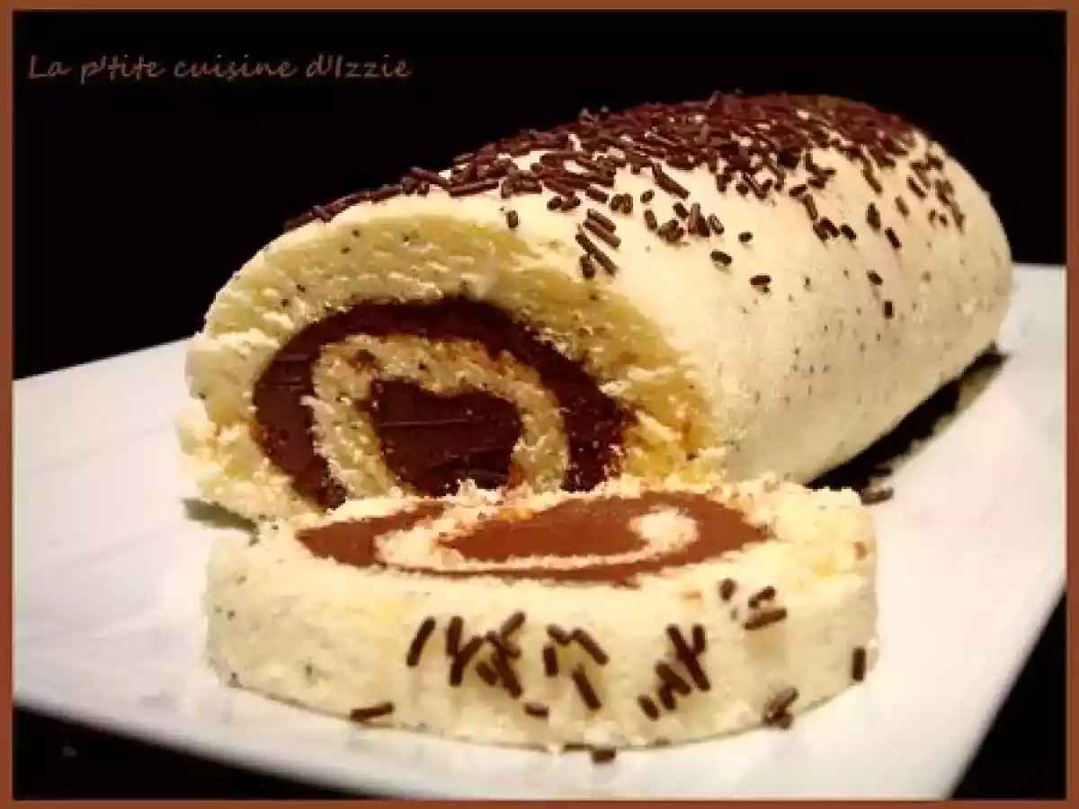 Roulé au Nutella (Génoise moelleuse aux graines de pavot)