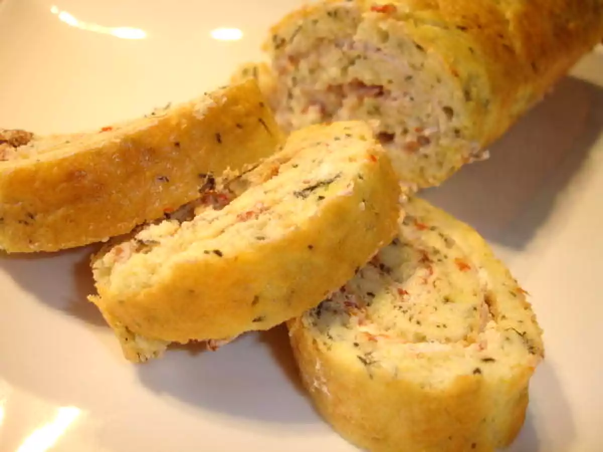 ROULE AU PARMESAN, A LA CREME DE TOMATES SECHEES - photo 3