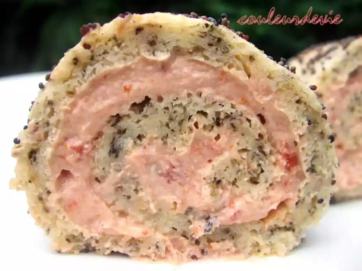 Roulé au parmesan et aux tomates séchées