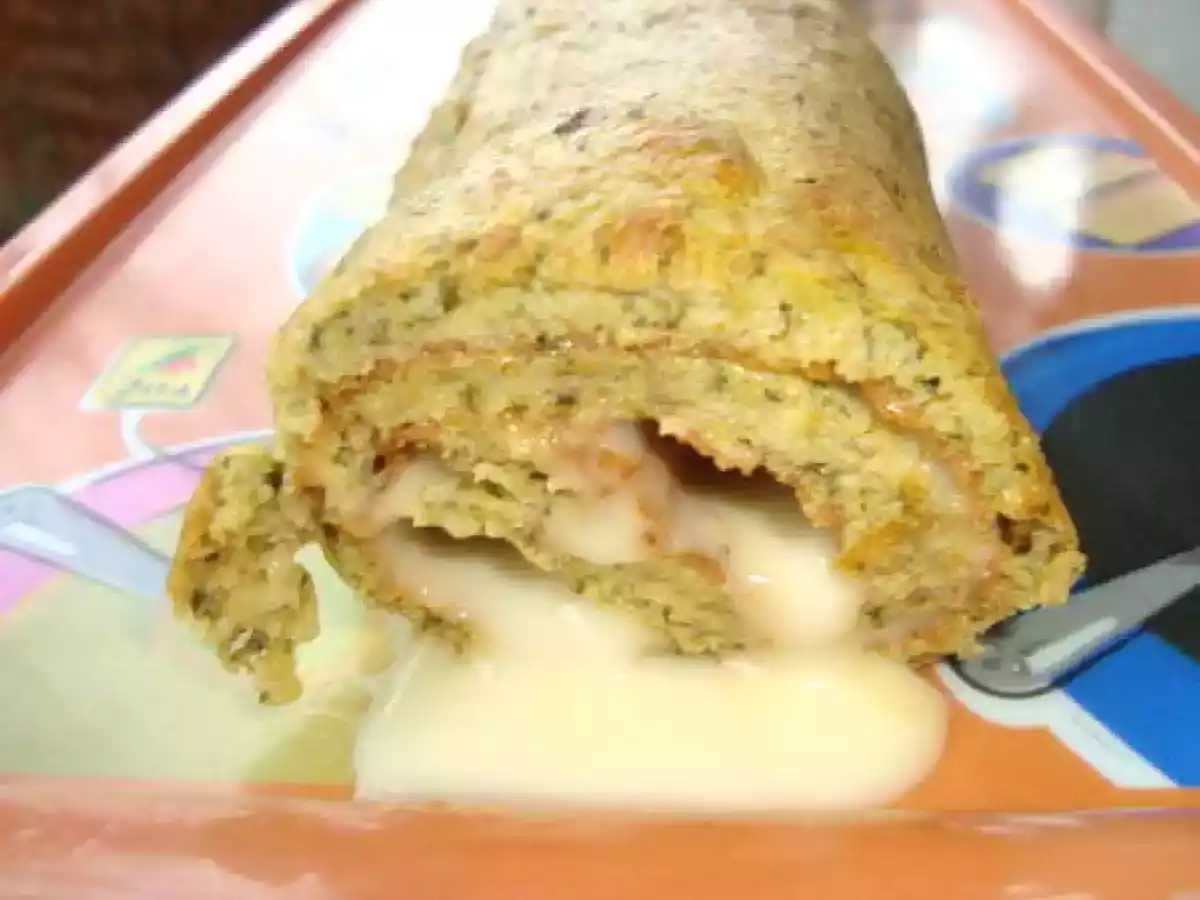 Roulé aux brocolis et cancoillotte