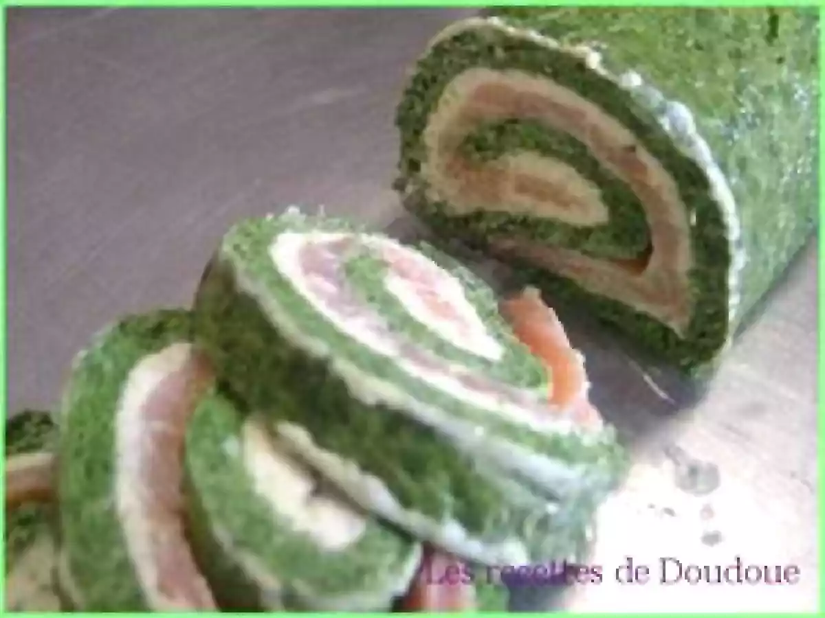 Roulé aux Epinards, Saumon & Boursin