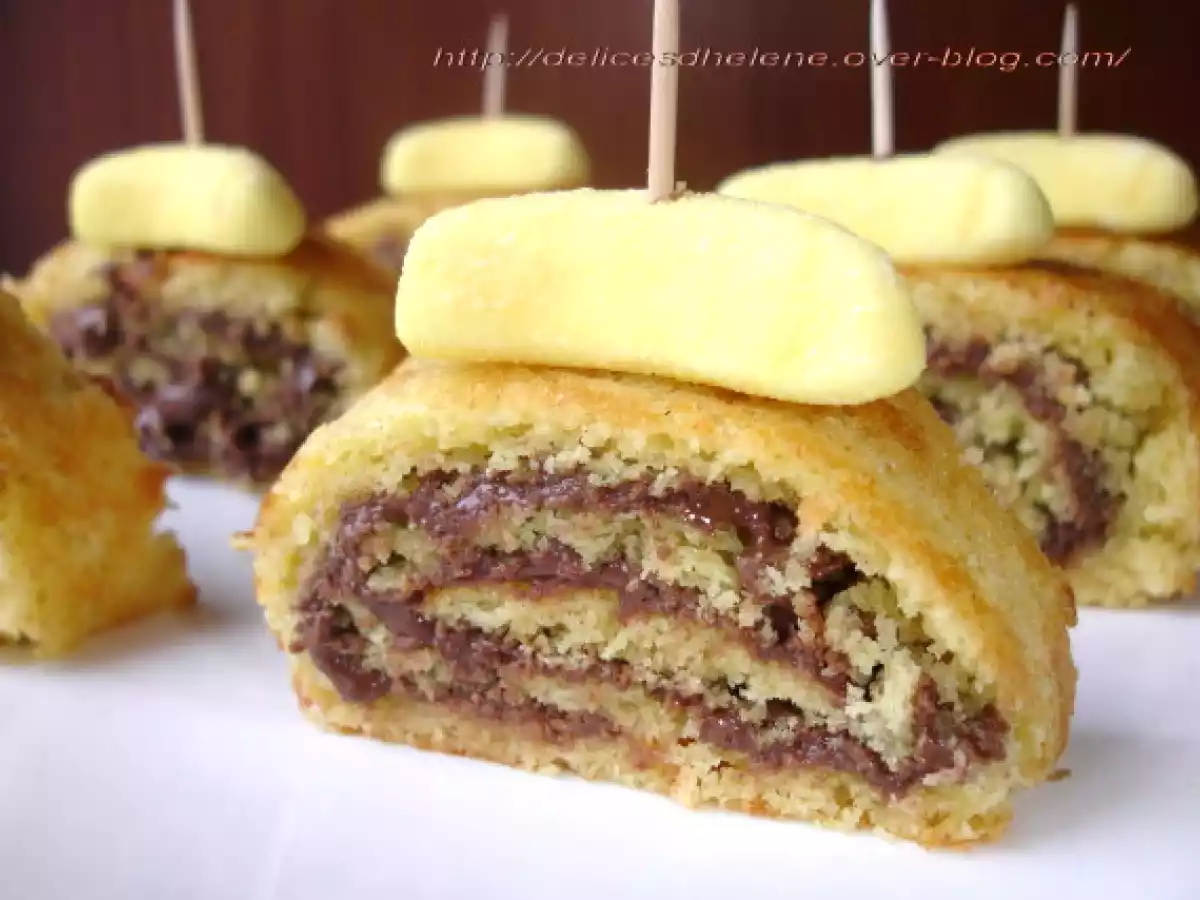 ROULE BANANE HARIBO ET NUTELLA - photo 2