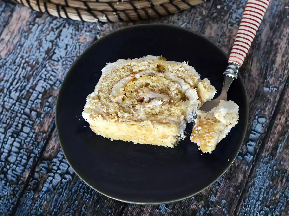 Roulé coco passion, parfait comme bûche de Noël - photo 5