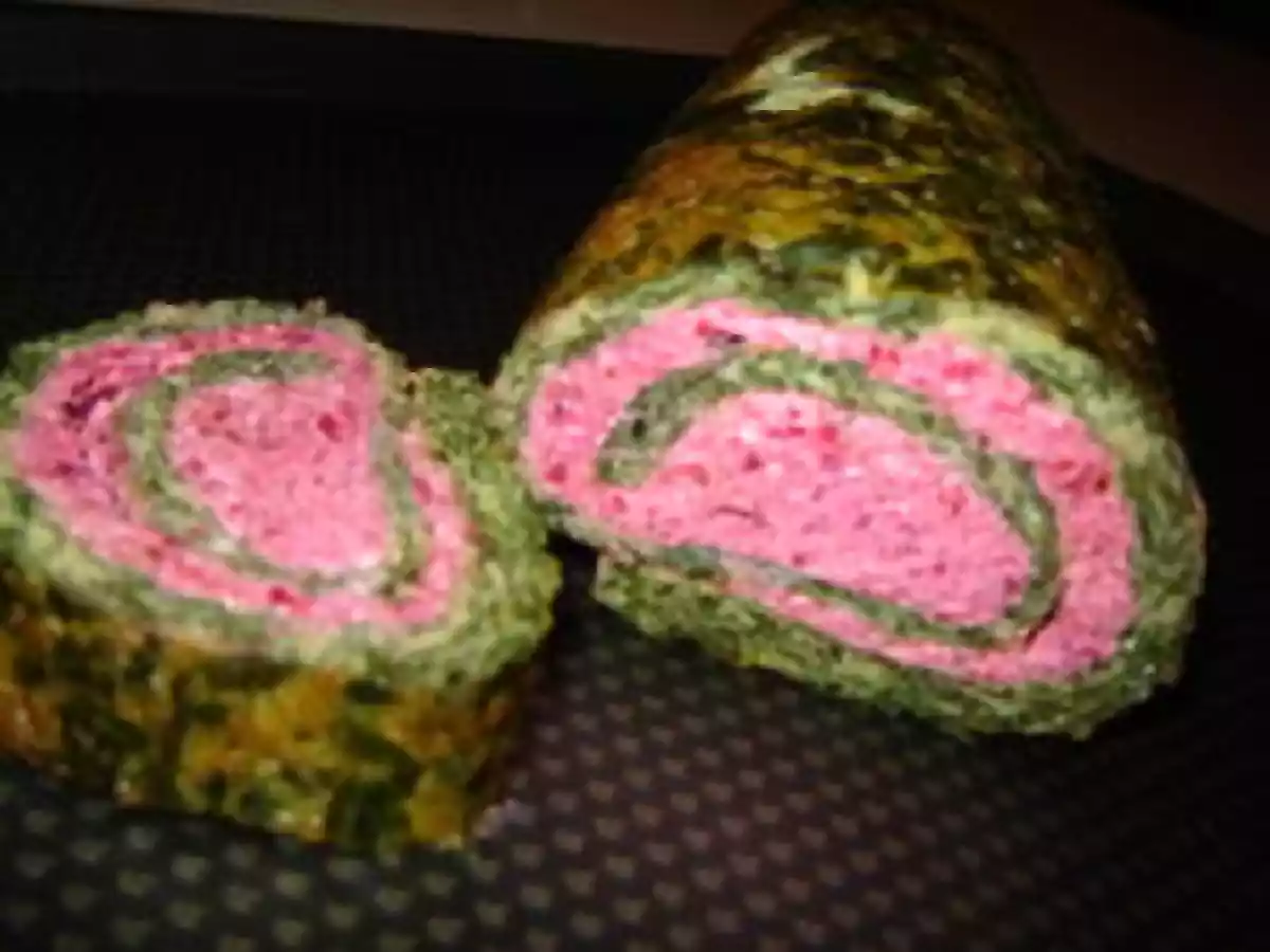 Roulé d'épinard, betterave et fromage frais de Pucebleue - photo 2