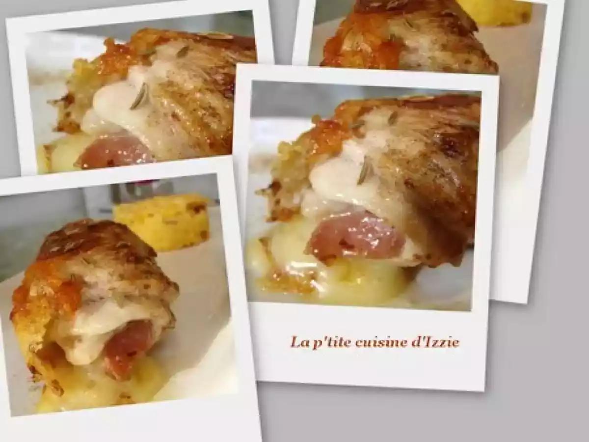 Roulé de dinde au Munster et au cumin...