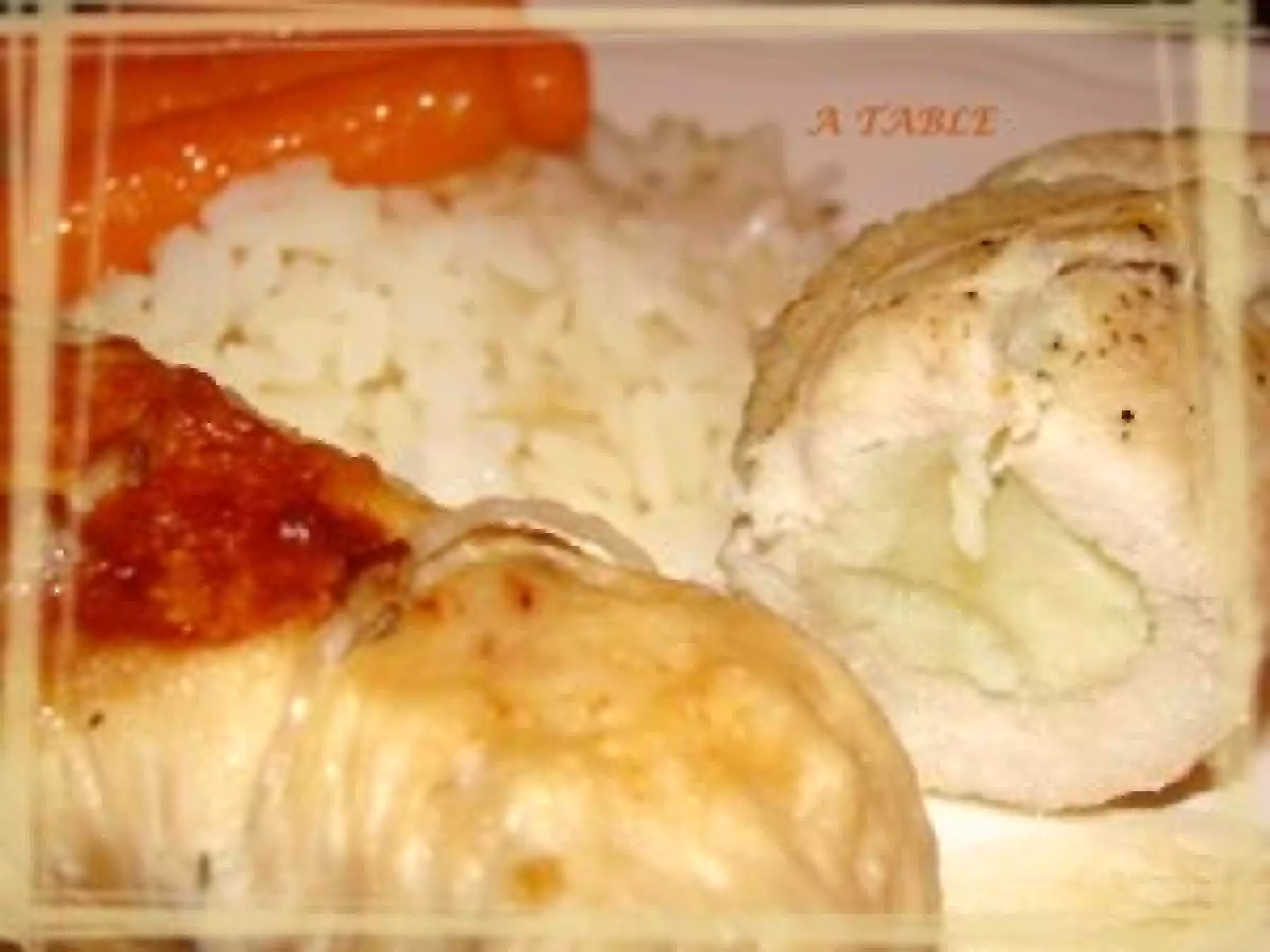 ROULE DE DINDE FARCE AUX POMMES DE TERRE