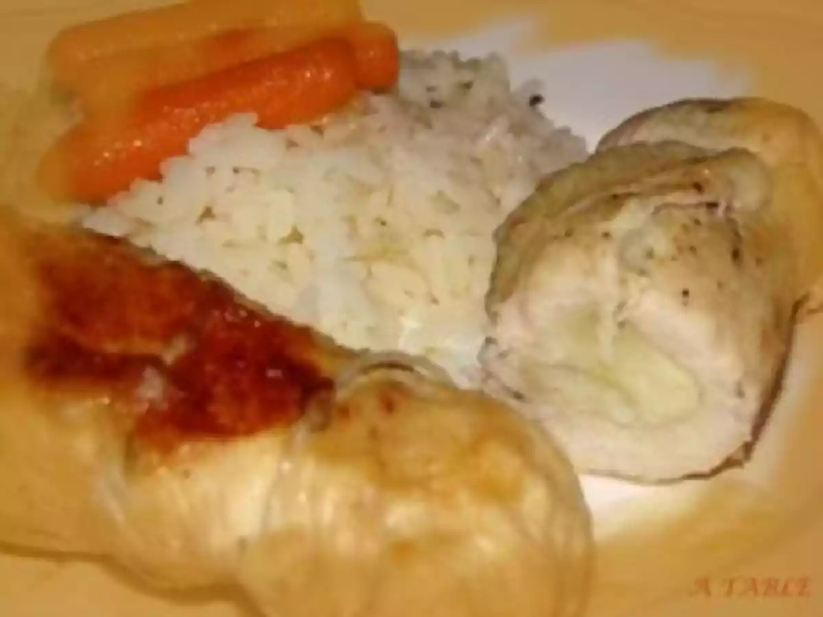 ROULE DE DINDE FARCE AUX POMMES DE TERRE - photo 2