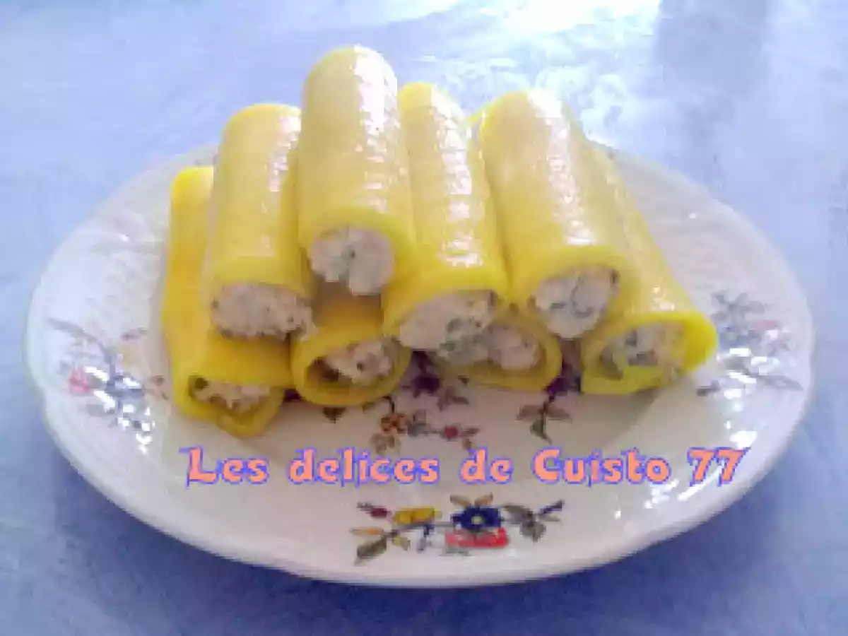 Roulé de mangue au crabe