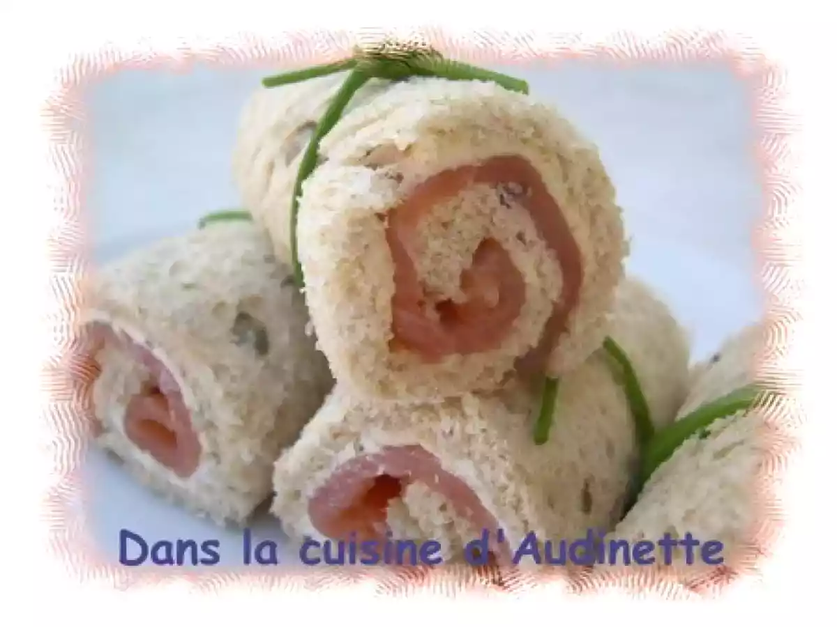 Roulé de pain de mie au saumon - photo 2